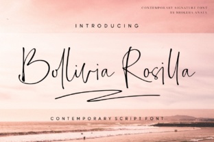 Bollivia Rosilla: An Elegant Script for Modern Design