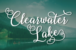 Clearwater Lake: A Script Font for Elegant Branding