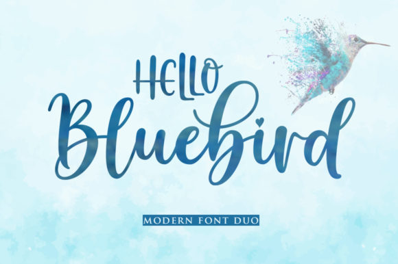 Discovering Hello Bluebird: A Modern Font for Creative Brands