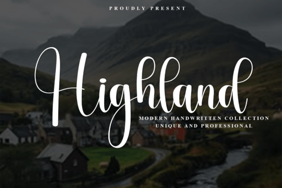 Highland: A Modern Script for Authentic Branding
