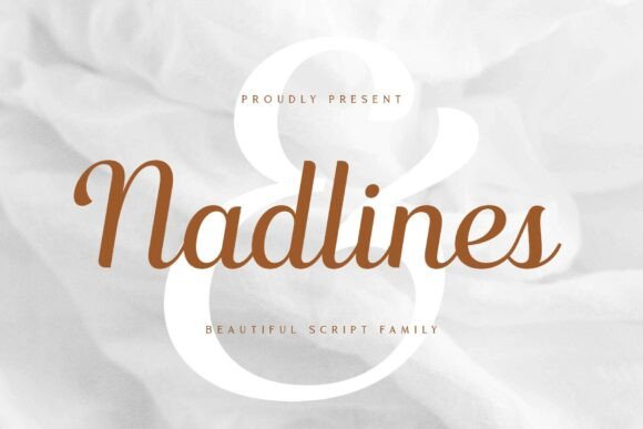 Nadlines: The Refined Italic Script for Warm, Artistic Branding