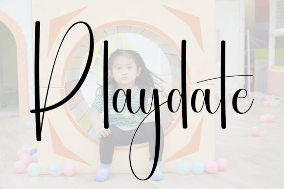 Playdate: The Elegant Handwritten Script for Modern Designers