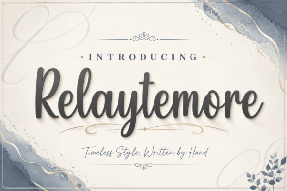 Relaytemore: Where Handwritten Charm Meets Polished Elegance