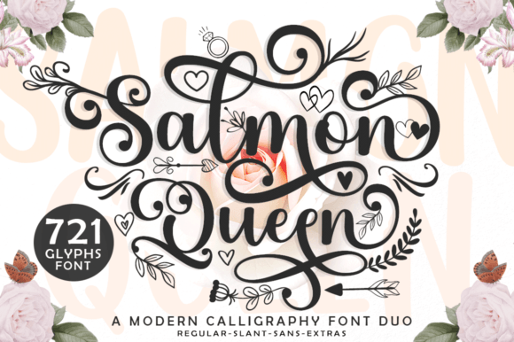 Salmon Queen Duo: A Modern Font for Creative Projects