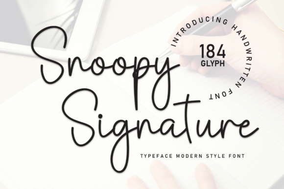 Snoopy Signature: Adding a Human Touch to Your Designs